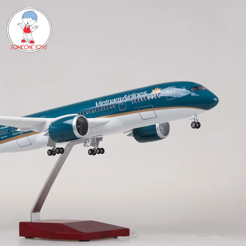 1/130 масштаб самолет Boeing B787 Dreamliner Вьетнам Модель самолетов с легкие опорные