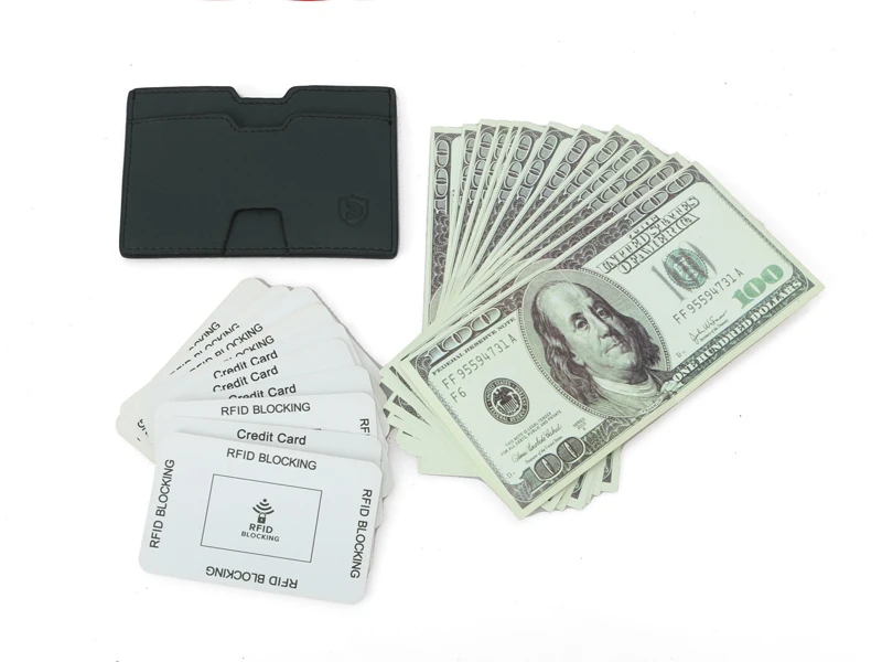 Super Slim Soft Wallet 100% Sheepskin Genuine Leather Mini Credit Card Wallet Purse Card Holders Men Wallet Thin Small (17)