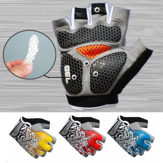 Weight Lifting Gloves Gym Fitness Workout Body Building Gloves Half Finger Anti Slip Bar Grips Strength Training Exercise Mitten