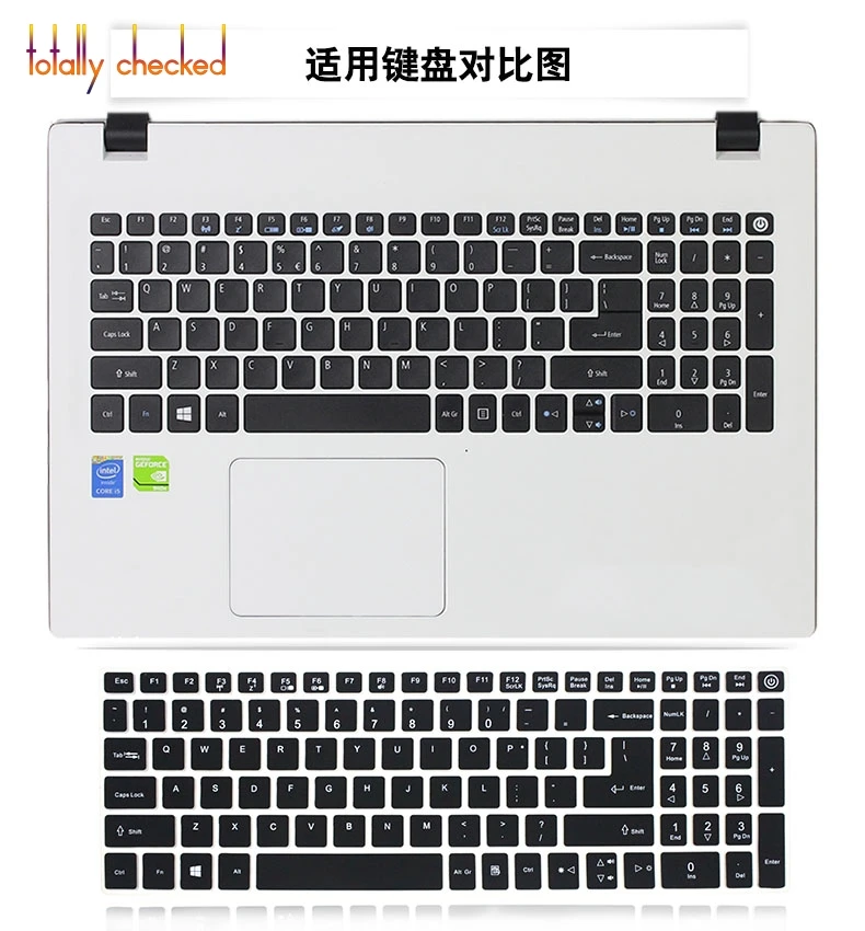 Защитная крышка для клавиатуры Acer Aspire A715 71G K50 10/20 X520 Ex2511/2520 A315 21/31/32/51/53 A515 A615 15 6