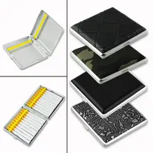 20 18 16 14 12 10pcs Cigarettes Novelty Cigarette Case Smoking Accessories Metal Cigarette Box Cigarette Holder Tobacco Box mysterious egyptian glyphs metal cigarette case holds 18