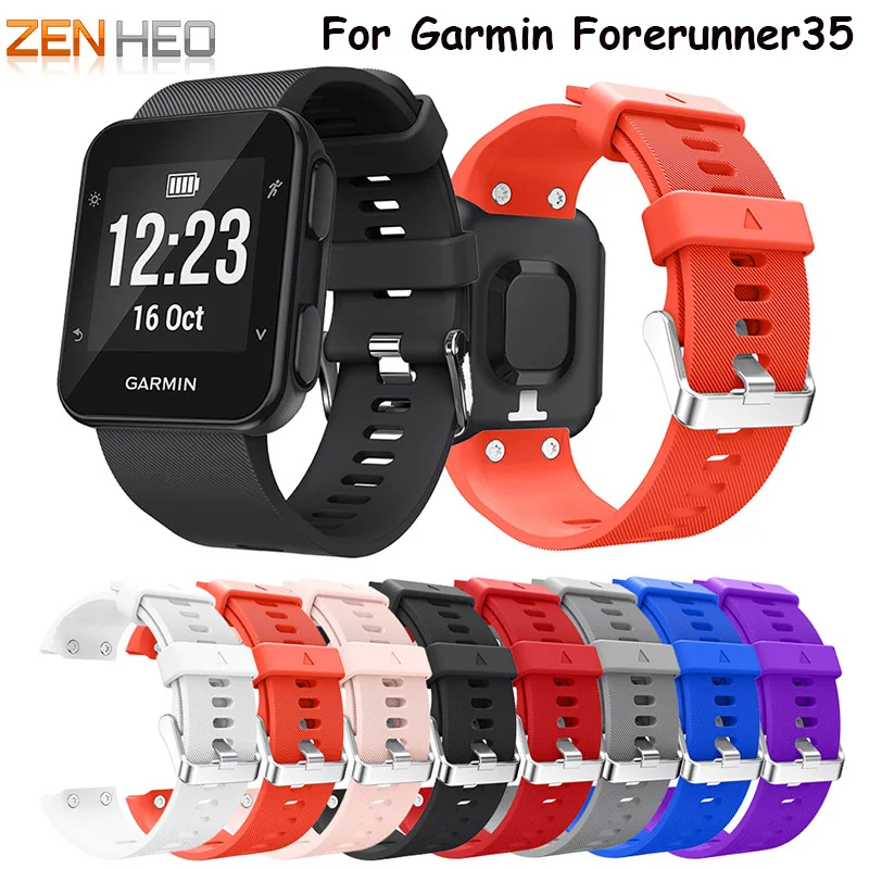 

Silicone Strap Replaceable Watchband Quick Release Wrist strap wristband bracelet for Garmin Forerunner 35 smart Watch band