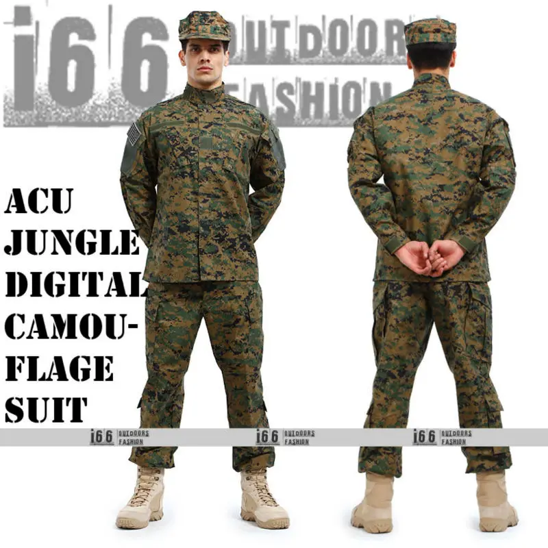 ACU Jungle Digital Camouflage suit sets 