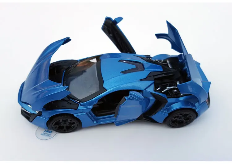 Горячая 1:32 Форсаж lykan hypersport автомобиль сплава литья под давлением модели