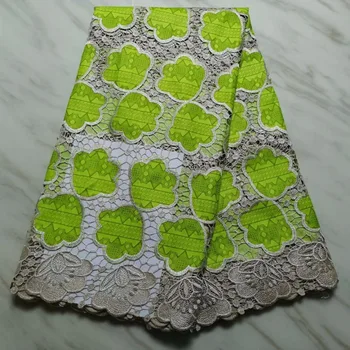 

Best Selling Swiss voile laces African Lace Fabric Nigerian cotton Fabric 2019 High Quality African Lace Fabric Green(16L-2-19