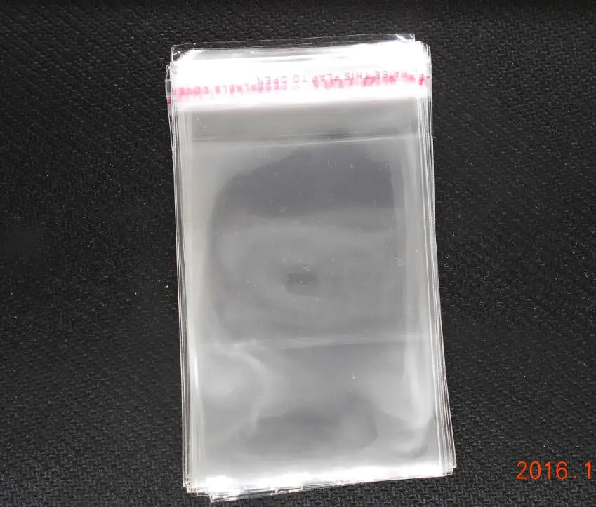 

hot- 200 PCs Clear Self Adhesive Seal Plastic Bags 4x6cm