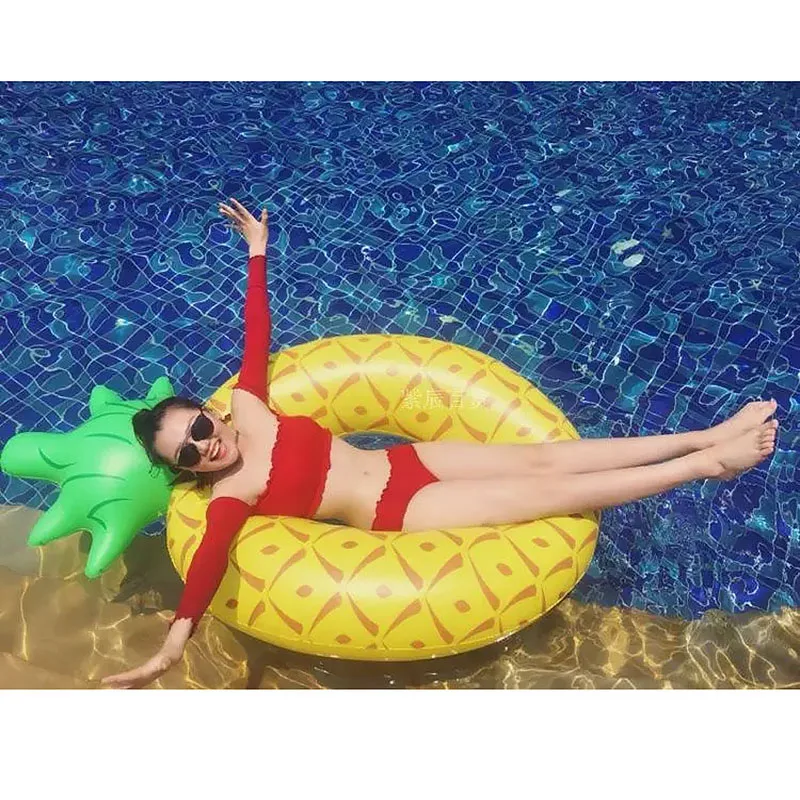 Надувное плавательное кольцо в виде ананаса большая спасательная буйка для