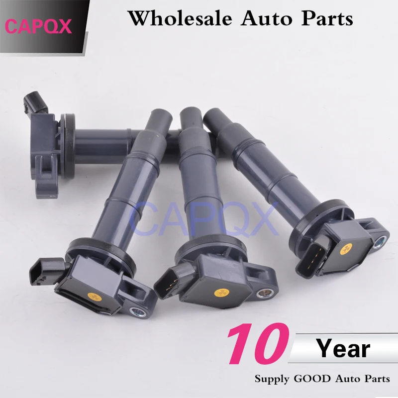 Capqx 4 предмета, хорошее катушка зажигания 90919-02244 для ES240 ES350 Highlander для Avensis Camry Corolla RAV4 RUKUS матрица желаю PREVIA