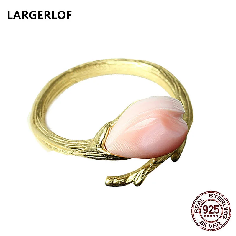 

LARGERLOF 925 Sterling Silver Rings For Women Crystal Rings 2017 Fashion Ladies Rings JZ3052