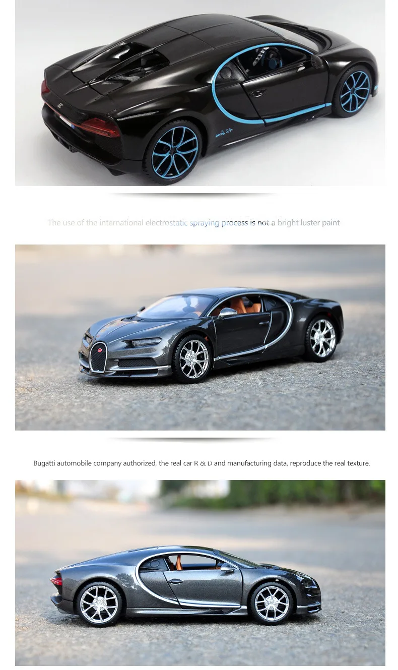 Maisto 1:24 bugatti chiron divo simulação liga