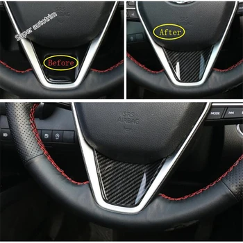 

Lapetus Accessories Interior Steering Wheel Frame Cover Trim ABS Fit For Toyota Camry 2018 2019 2020 Matte / Red / Carbon Fiber