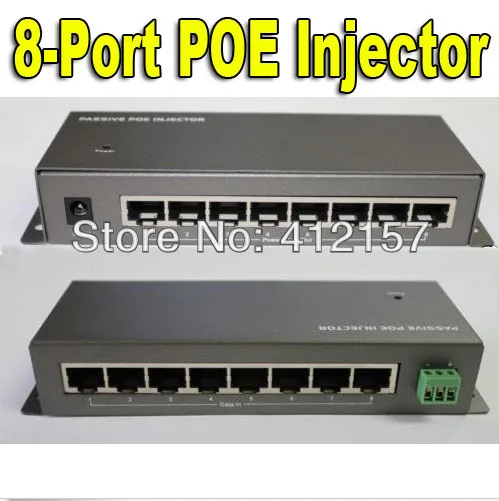 Видеонаблюдения 8 портов PoE Мощность Over Ethernet для IP-сети Камера NVR Wi-Fi AP ubiquiti unifi Mikrotik