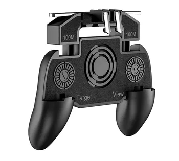 

Pubg Controller Gamepad Pubg Mobile dzhostik Trigger L1R1 Fire Shooter Joystick Game Pad Phone Holder Cooler Fan with Power Bank