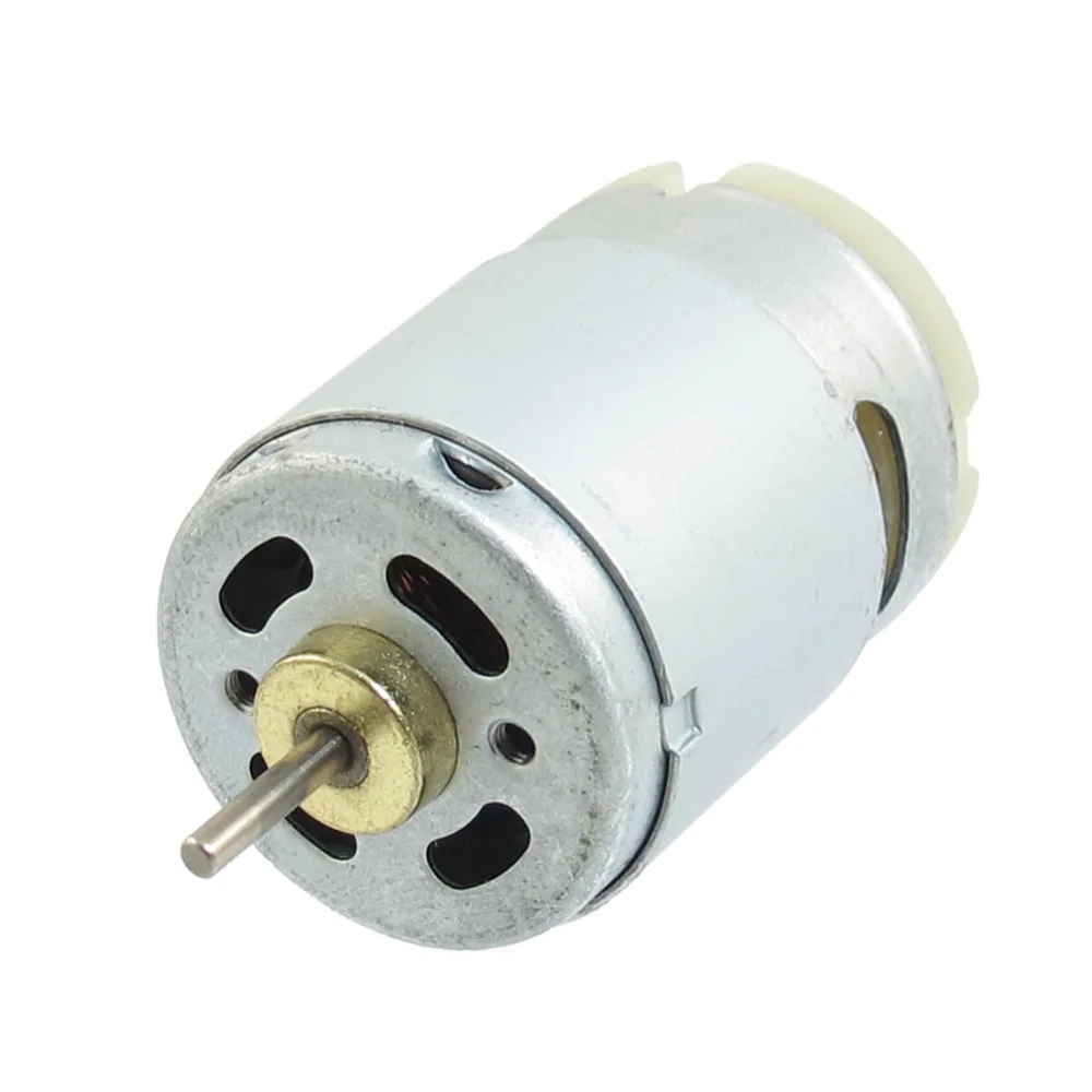 

Uxcell DC 12V 0.14A 9000RPM 2.3mm Dia Shaft 2 Terminals 2P Gear Motor Replacement Parts