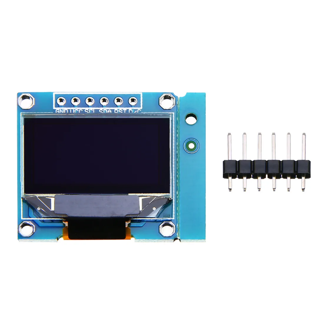 1pc 0.96" 128X64 OLED Display Module 4 Pins I2C IIC Serial LCD LED SSD Display Module SSD1306 Electrical Equipment Parts