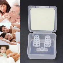 Convenient Anti Snoring Breathe Easy Sleep Nose Clip Snore Stopper Aid Nasal Dilators Congestion Device HY99 JA04