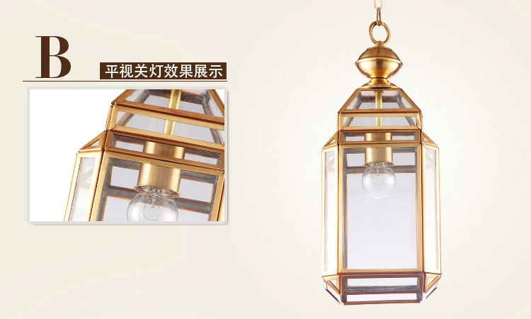 Yard-1-pcs-clear-glass-shade-pendant-light-Milan-style-Copper-shopcase-light-E27-holder-industrial (2)