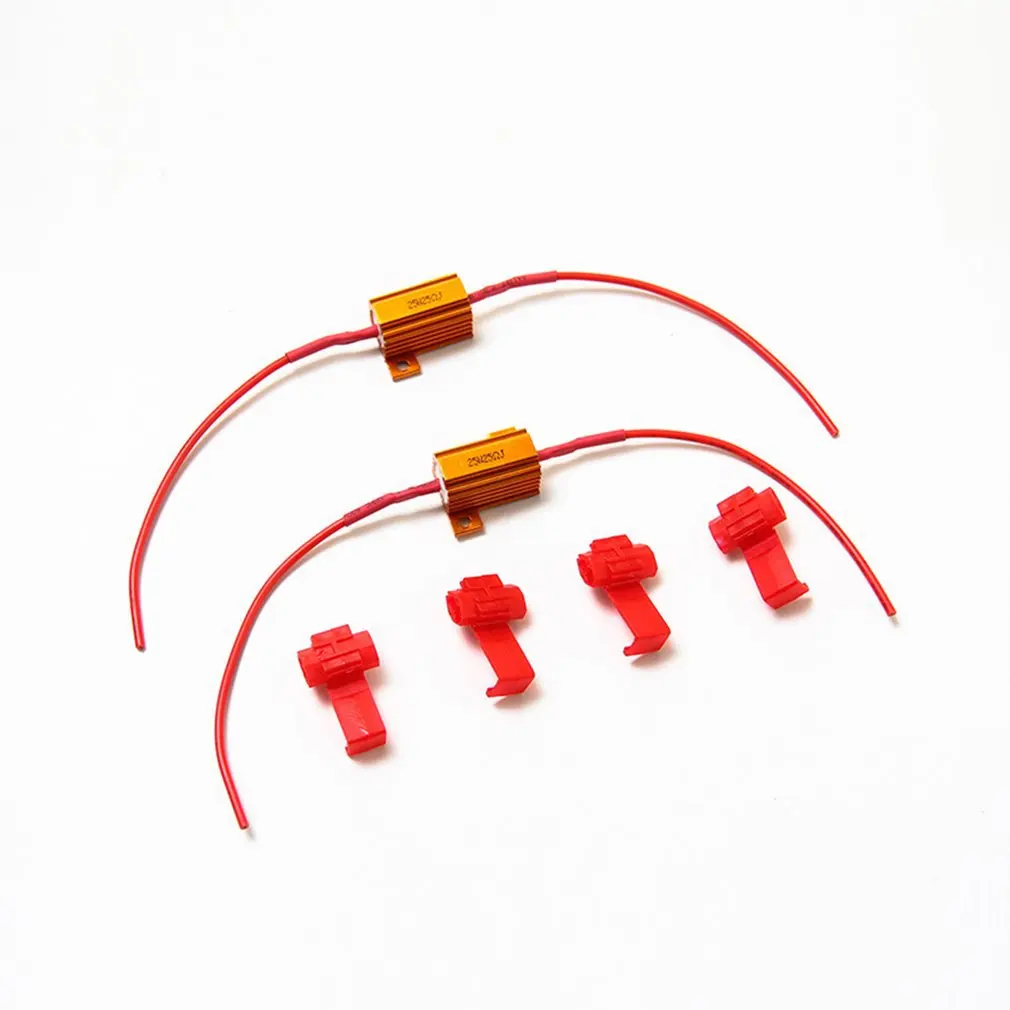 

Car LED Decoding Resistor 25W 25 Brake Reversing Light Turn Signal Decoder