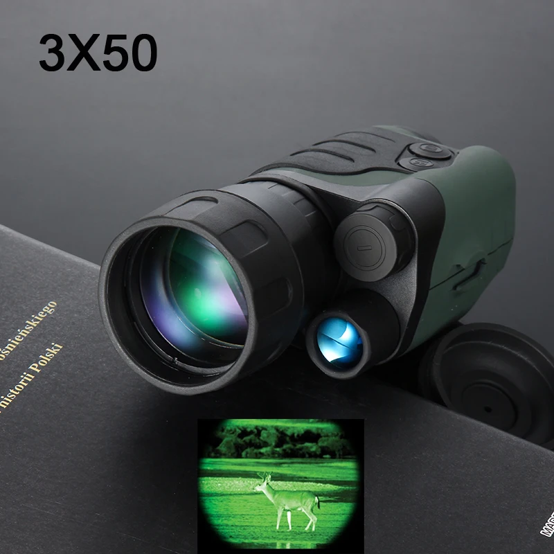 

Gen1 day night vision sight 3X50 monocular infrared night vision goggles telescope for hunting night scope free shipping