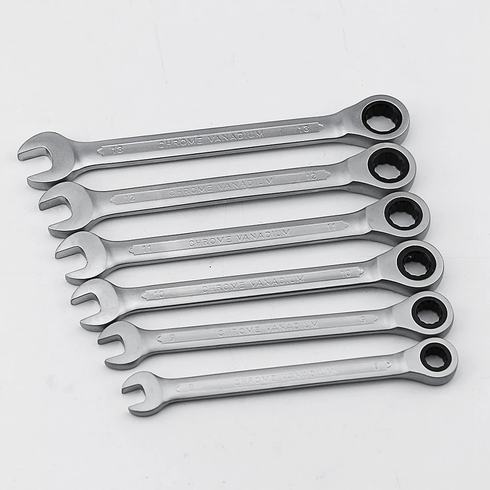 8 13mm Combination Ratchet Pocket Wrench auto repair Hand Tool the Key