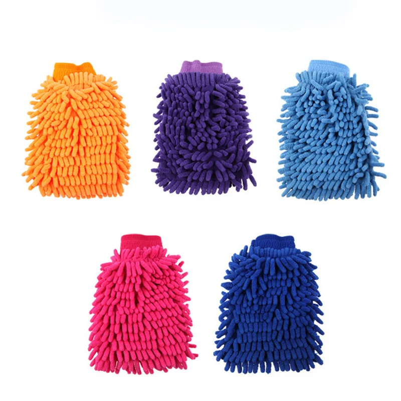 Buy Microfiber Car Household Window Cleaning Towel Cloth Duster Gloves Color