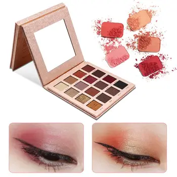 

Matte Shimmer Shining Eyeshadow Palette 16-Color Sunset Glitter Eyeshadow Nude Shadows Cosmetics Korean Makeup Eyes for Women
