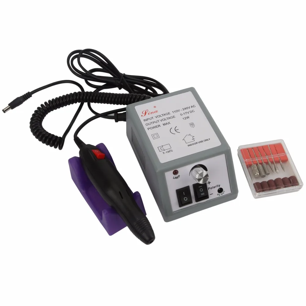 20000RPM Electric Nail Art Drill Machine Professional Feet Nail File Equipment Grinding Manicure Kit Tool US
