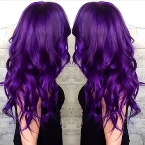 

New Premium 100% PERMANENT HAIR DYE COLOR CREAM PURPLE VIOLET # A6 New.