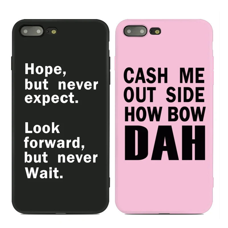 Новый Стильный чехол для телефона с текстом серии 3 iPhone 7/iphone SE 2020 /SE2 iphone 7 Plus