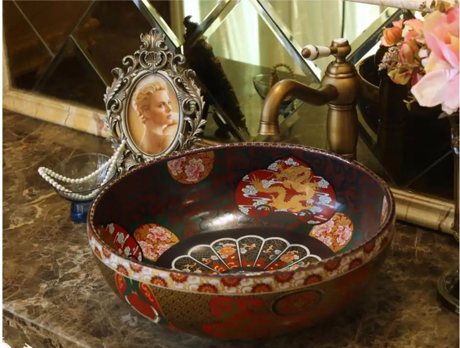 جولة الحمام السيراميك حوض غسيل مكافحة الأعلى بالوعة مرحاض الخزف الغرور سفينة عاء jyx019 جولة الحمام السيراميك حوض غسيل مكافحة الأعلى بالوعة مرحاض الخزف الغرور سفينة عاء jyx019