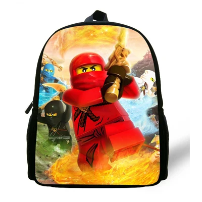 12-дюймовый Дети Рюкзак Мультфильм Ninjago рюкзак Обувь для девочек школьная сумка Повседневное рюкзак мешок детей Обувь для мальчиков ежедневно рюкзак