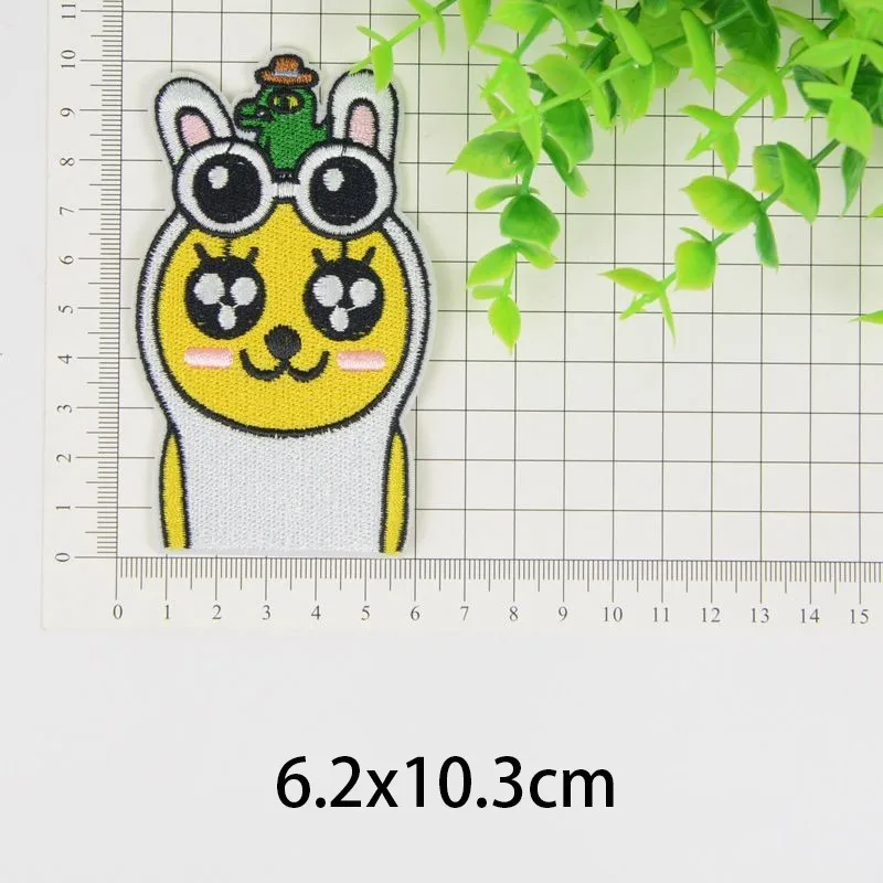 Симпатичные Мультяшные вышитые нашивки Kobito для одежды 3D Diy японская аниме звезда