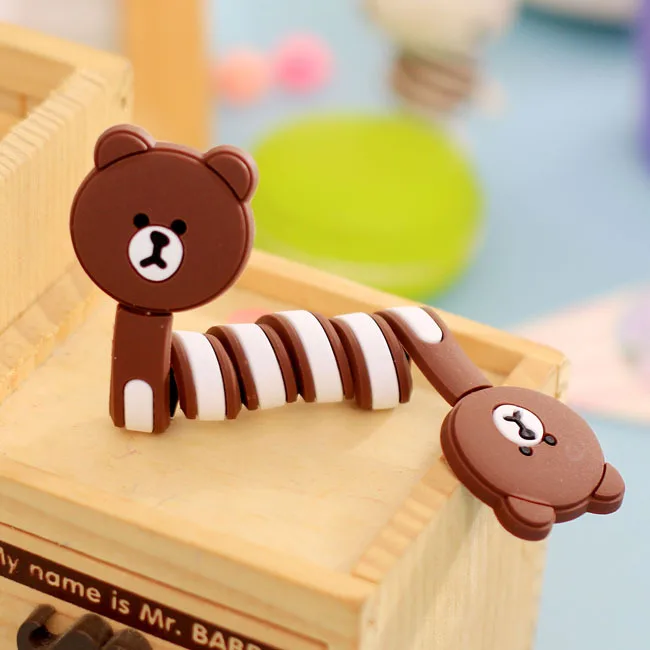 

Lovely Animals Silicone Cable Winder Clip Earphone Headphone Winder Earbud Cable Cord Wrap Organizer Holder for iPhone Samsung