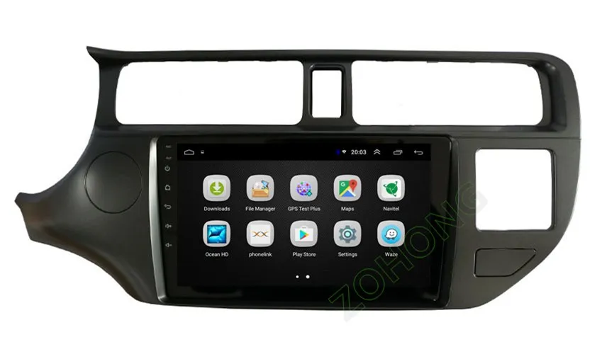 Top 9 inch 2.5D Android CAR GPS for KIA K3 RIO 2014 2013 2012 2011 Car Multimedia DVD Player Radio navigation autoradio BT WIFI MAP 19