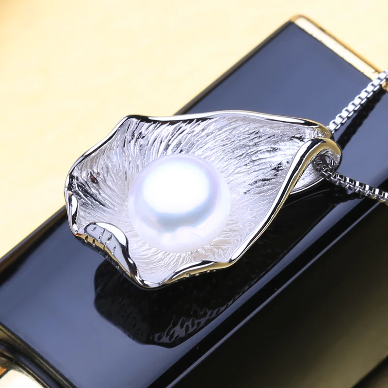 

FENASY Vintage Pearl Necklace For Women White Pearl Fashion Design Natural Pearl Jewelry Pearl Necklaces Pendants