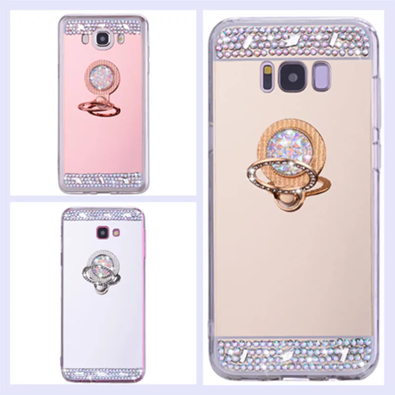 Зеркальный чехол для телефона Samsung Galaxy J1 J3 J5 J7 A8 2018 A3 A5 A7 2016/5 C8 Plus S8 S9 S10 PLUS S5 S6 S7 edge