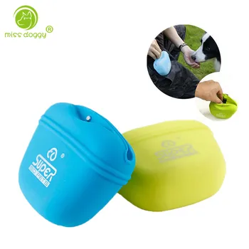 

High Quality Soft Silica Gel Pet Dog Bag Lovely Small Portable Feeder Bag for Dogs Outdoor Leak Prevention Pet Accessories Bags