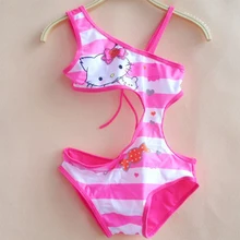 Новое прибытие девушки Плавание носить цельный детский купальный костюм для девочек Малыш/Дети Одежда заплыва костюм летний пляж Плавание Одежда детская's Одежда заплыва