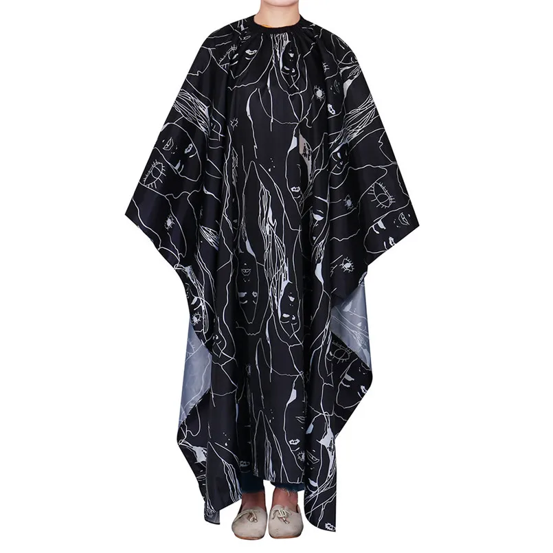 

Barber Products Pattern Cutting Hair Waterproof Cloth Salon Barber Cape Hairdressing Hairdresser Cape