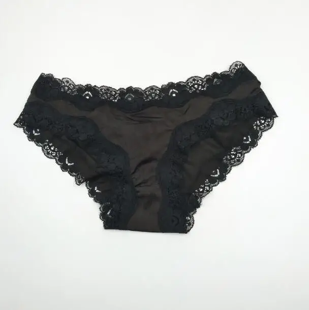 Pholeey best selling women panties briefs ice silk smooth lingerie lace