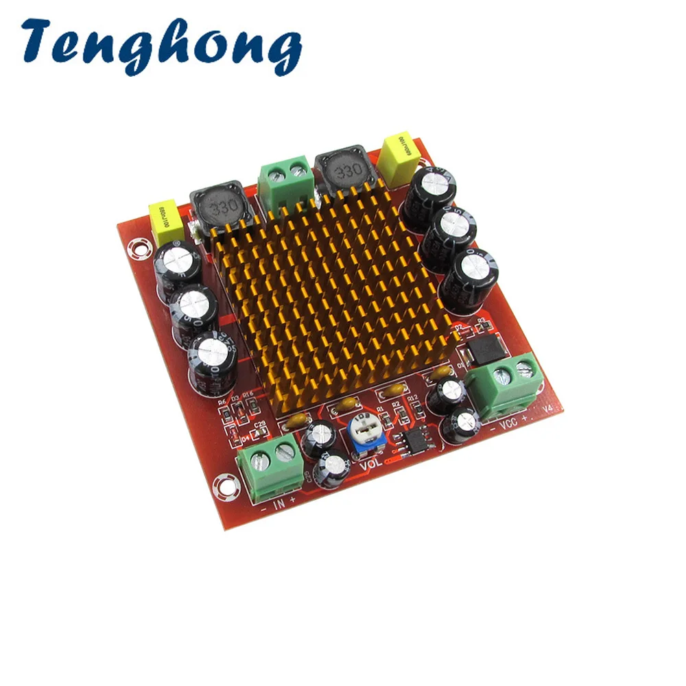 

Tenghong TPA3116DA Digital Amplifier Board 150W Mono Channel TPA3116 Power Audio Amplifier Boards DC12-26V For Home Theater DIY