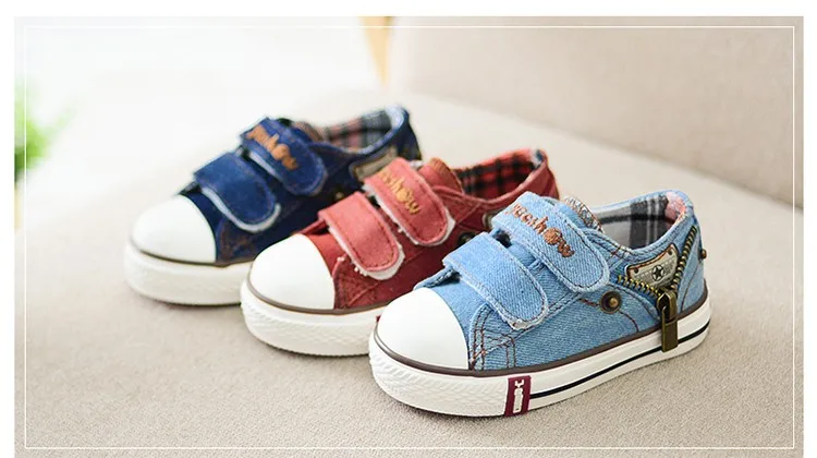 Canvas Children Shoes 2020 Hot Sale Spring Sport Breathable Boys Sneakers Brand Kids Shoes for Girls Jeans Denim Student Flats