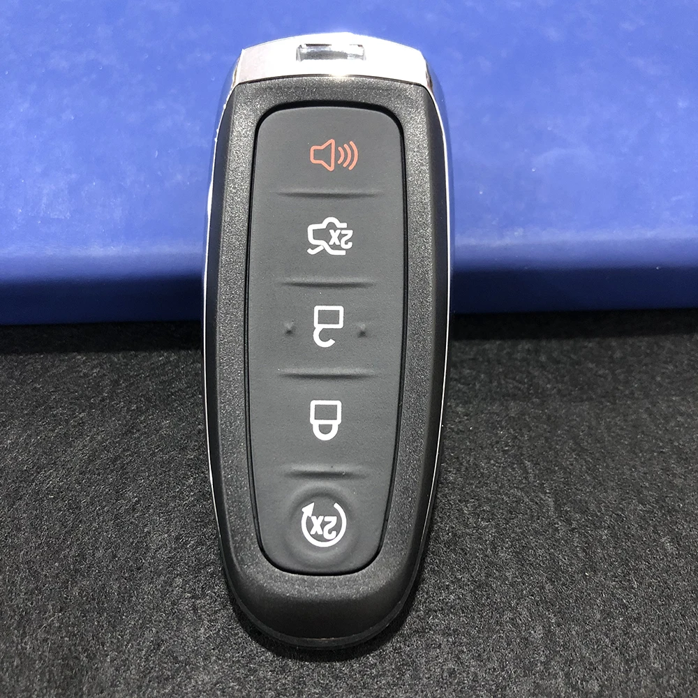 

OkeyTech Car Remote Key Case Shell Fob for Ford Explorer Edge Escape Flex Taurus 2011 2012 2013 2014 2015 Car-Styling 5 Buttons