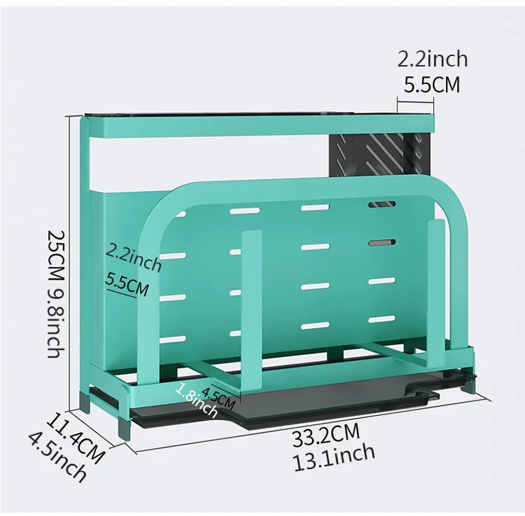 Металлический Железный нож блок разделочная доска Чоппер Hoder кухонный стеллаж органайзер для хранения продуктов принадлежности для аксессуаров