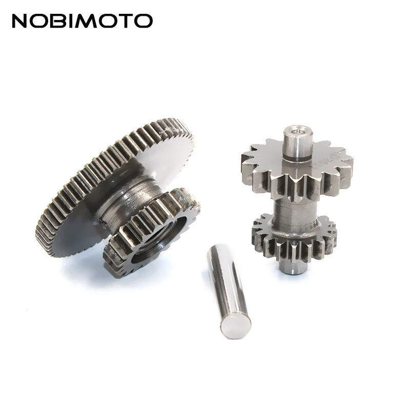 NOBIMOTO-Moto Twin Sprockets Bridge Tooth CB250 Air-cooled Engine For Zongshen CB250 Air-cooled Engine White off-road Motor Gear