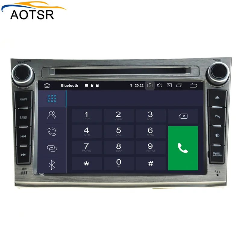 Discount IPS Android 9.0 car multimedia dvd player head unit For Subaru Legacy Outback 2008-2014 GPS Navigation radio auto stereo wifi BT 7