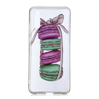 

50pcs/lot Cartoon Pattern IMD Transparent Soft TPU Case Cover for Huawei P20 P20 Pro P20 Lite P Smart Honor 7C 7X