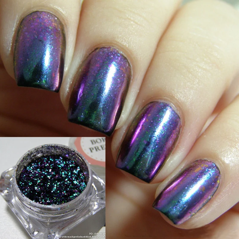 1 Box Chameleon Starry Sky font b Nail b font Paillette Sparkly Glitter Ultra thin Sequins