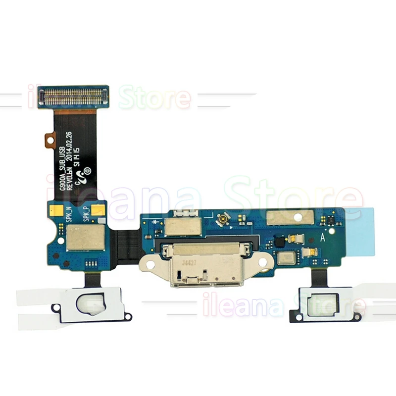 Оригинальный usb разъем для зарядки микрофона док станция гибкий кабель Samsung Galaxy S5