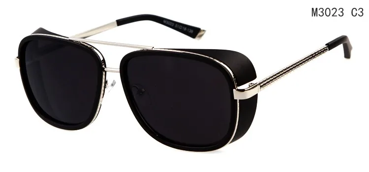 Длинные Хранитель Утюг Для мужчин солнцезащитные очки ретро очки стимпанк Для мужчин Винтаж бренд дизайнер gafas-де-сол Gafas - Цвет линз: C3